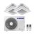 kazetova klimatizacia 2v1 so 4 smermi samsung mini windfree 3 5 kw 12000 btu f cstmini35r2